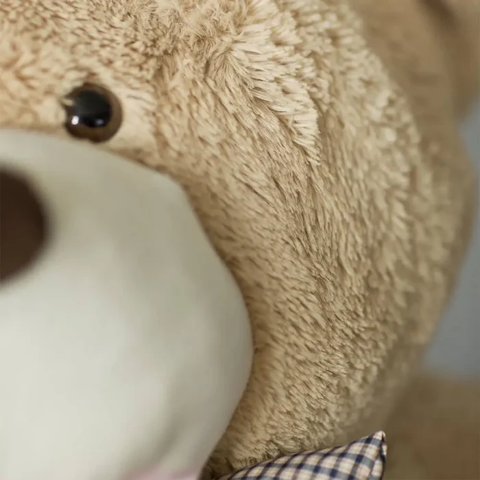 Big Plush Teddy Bear, Soft Toy, 160 Cm, 63 Inches, 5.2 Feet, Light Brown, Bobo - Image 5